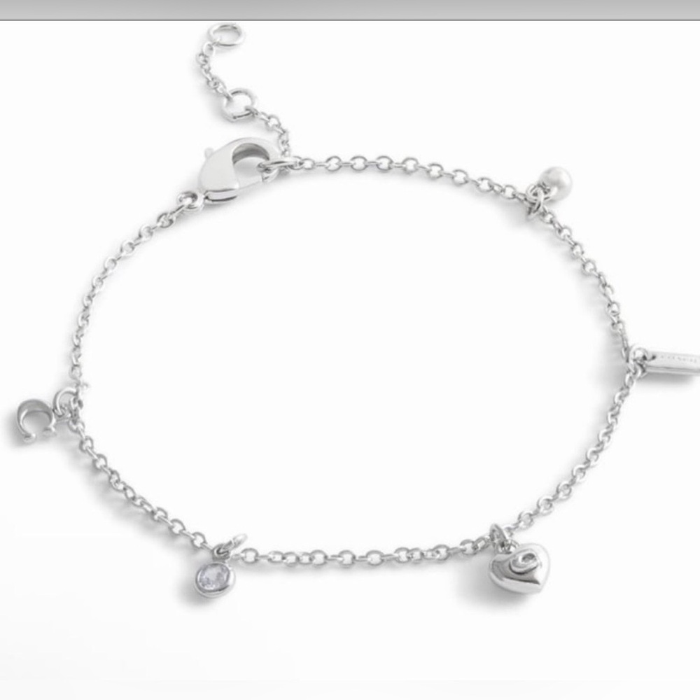 NWT COACH MINI CHARM BRACELET WITH DUST BAG